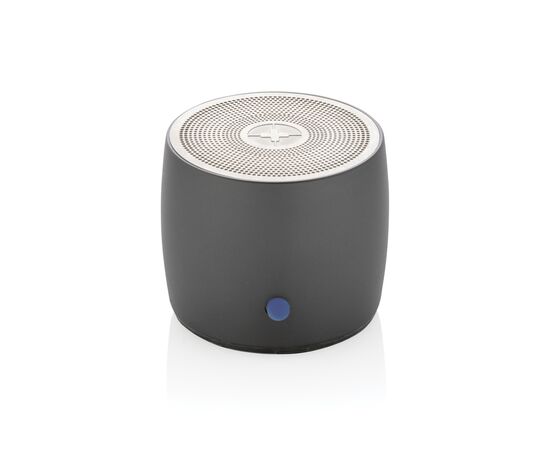 Enceinte 3W aluminium recyclé RCS Swiss peak Gris - Swiss Peak P331.002