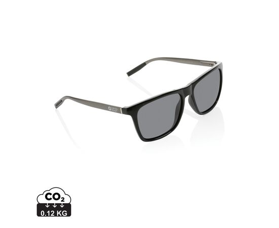Lunettes de soleil polarisées Swiss Peak en plastique RCS Noir - Swiss Peak P453.981