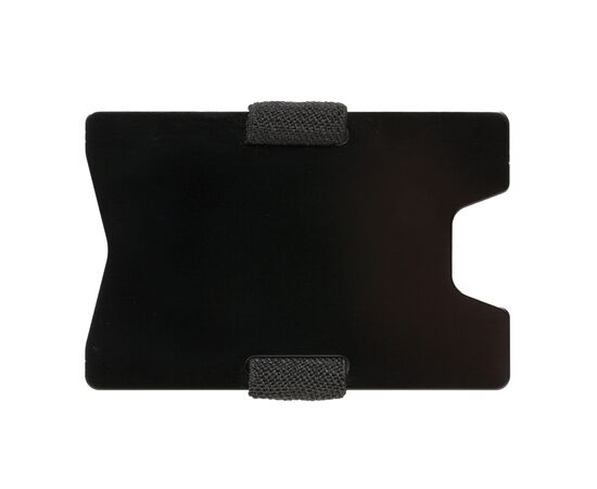 RFID Anti-Skimming Kartenhalter aus Aluminium Schwarz, Schwarz - XD Collection P820.461