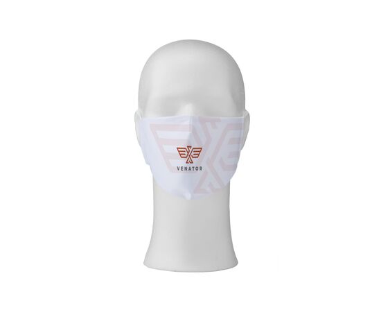 Comfy Face Mask FC mondkapje met verstelbare oorlussen Witte elastische oorlussen, binnenzijde wit -  277110