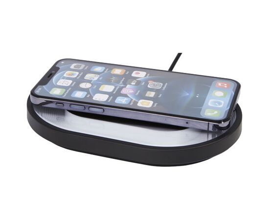 Ray wireless charging pad with RGB mood light Black - Unbranded 12428190