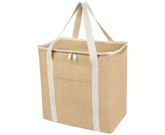 Juta 300 g/m² jute cooler bag 19L Natural, White - Unbranded 12067606