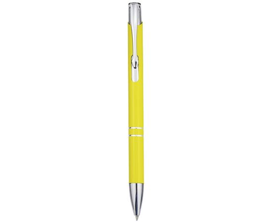 Moneta balpen van gerecycled aluminium (zwarte inkt) Geel - Unbranded 10782211