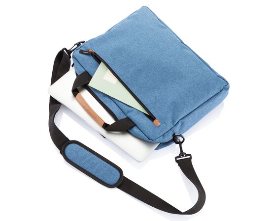 Modische Duo Tone Laptoptasche, PVC-frei Blau - XD Collection P732.200