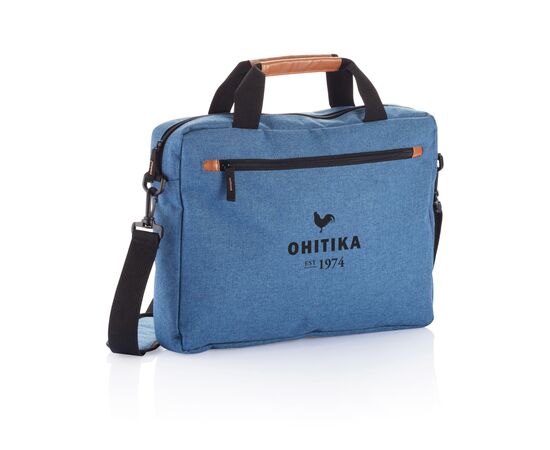Modische Duo Tone Laptoptasche, PVC-frei Blau - XD Collection P732.200