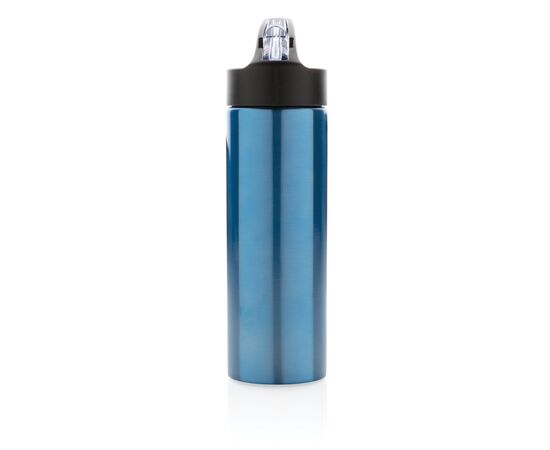 Bouteille d’eau avec paille Sport Bleu - XD Xclusive P433.165