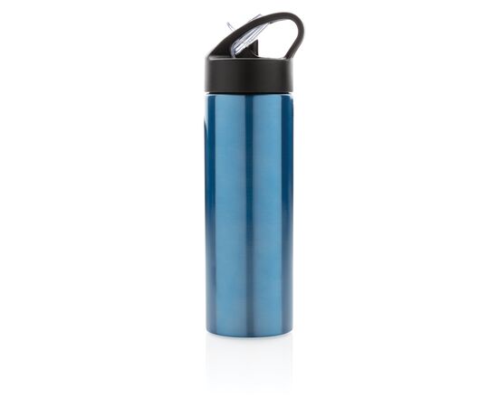 Bouteille d’eau avec paille Sport Bleu - XD Xclusive P433.165