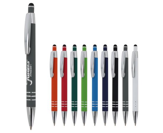 Ball pen Athens Metal soft touch White - empty LT87781-N0001