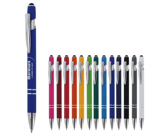 Ball pen Paris Metal soft touch White -  LT87782-N0001