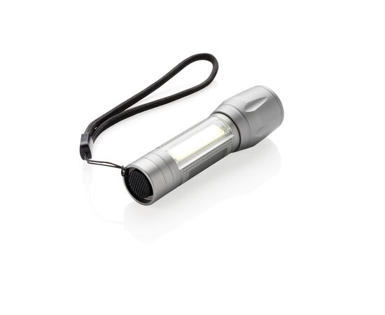 LED 3W focus torch with COB Grey - XD Collection P513.522