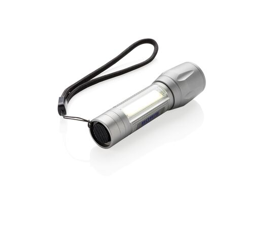 LED 3W focus torch with COB Grey - XD Collection P513.522