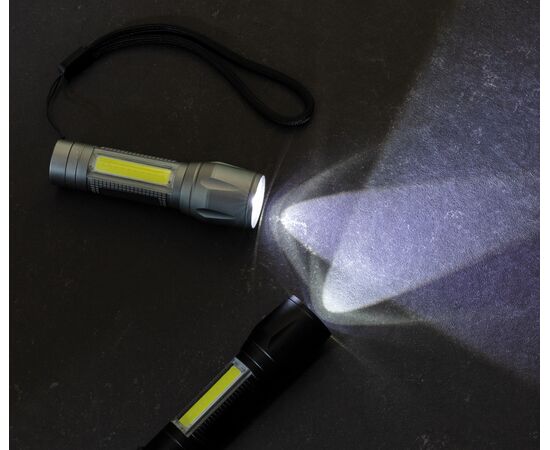 LED 3W focus torch with COB Grey - XD Collection P513.522