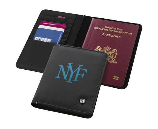 Odyssey RFID secure passport cover Black - Marksman 11971300
