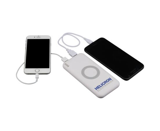 Coma 6000 mAh draadloze powerbank Wit - Unbranded 12395100