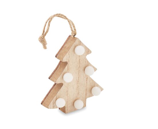 Houten boom met lichtjes Hout -  CX1530-40
