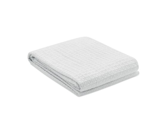 Katoenen wafeldeken 350 gr/m² Wit -  MO2049-06 Katoenen wafeldeken 350 gr/m² Wit -  MO2049-06