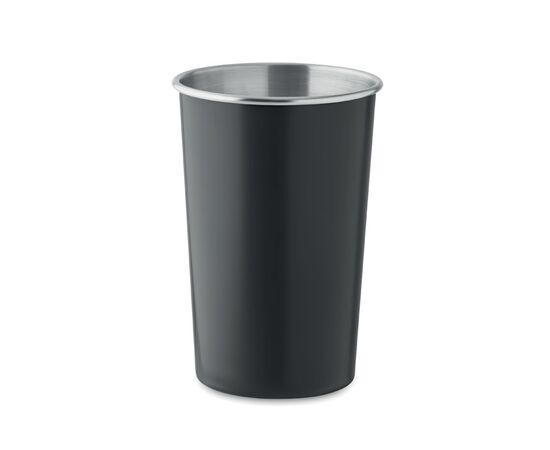 Becher recycelter Edelstahl Schwarz -  MO2063-03