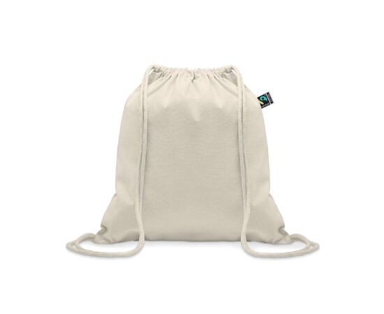 Beutel mit Kordelzug Fairtrade Beige -  MO2096-13