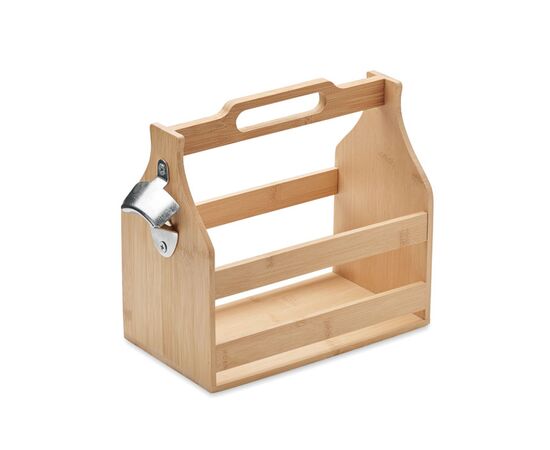 Bamboe bierkrat 6 flessen bamboe Hout -  MO2110-40