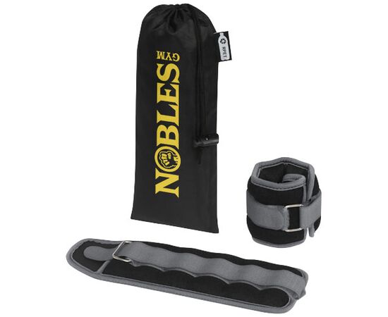 Jane set van 2 x 0,5 kg verstelbare enkel-/polsgewichten Grijs - Unbranded 12500282