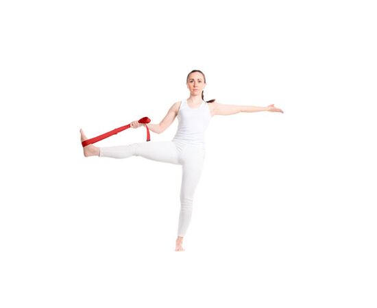 Sangle de yoga Virabha en RPET Rouge - Unbranded 12703621