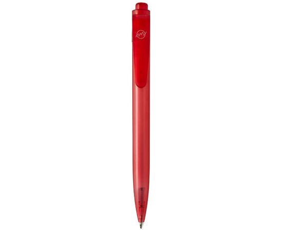 Thalaasa balpen van ocean bound plastic (zwarte inkt) Rood - Marksman 10783521