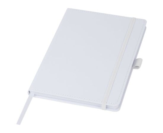Thalaasa ocean-bound plastic hardcover notebook White - Marksman 10784601