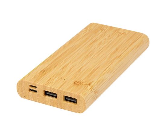 Tulda 10.000 mAh bamboo power bank Natural  - Unbranded 12432306