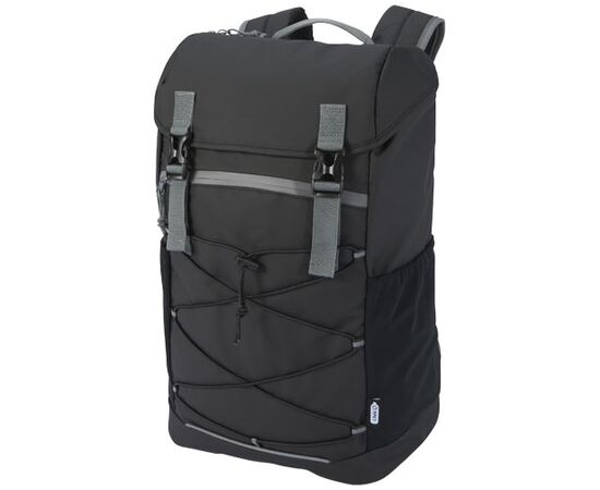 Aqua 15.6&quot; GRS recycled water resistant laptop backpack 23L Black - Unbranded 13004490