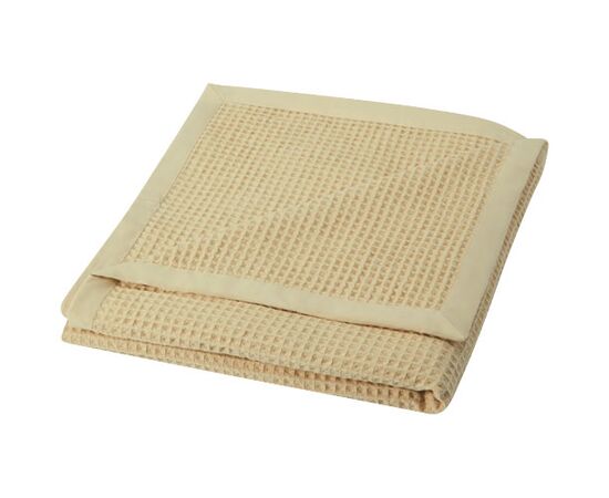 Abele Waffeldecke aus Baumwolle, 150 x 140 cm Beige - Seasons 11333702