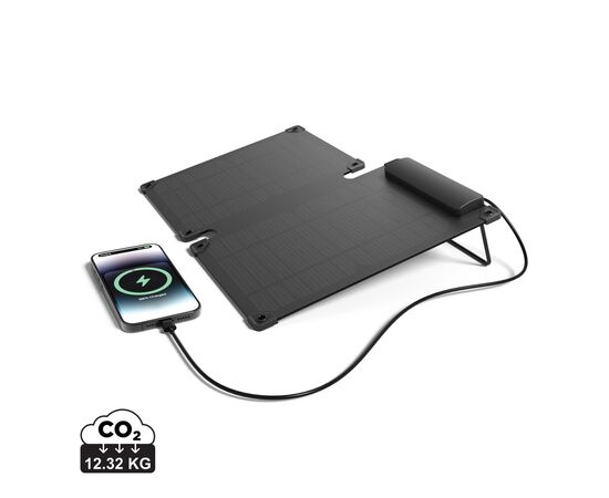 Solarpulse rplastic portable Solar panel 10W Black - XD Collection P323.061