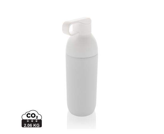 Flow Vakuumflasche aus RCS recyceltem Stainless-Steel Weiß - XD Xclusive P435.543