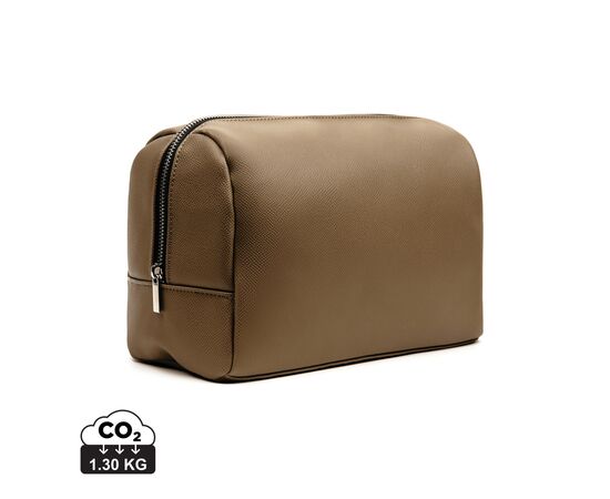 VINGA Bermond RCS gerecycled PU toilettas Bruin - Vinga V820009