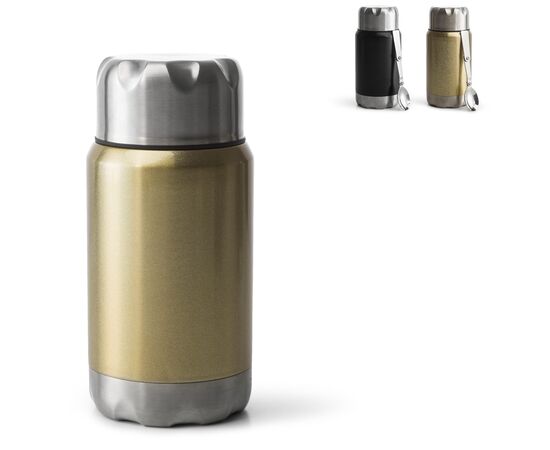 Sagaform Mark voedselthermoskan 600ml Goud - Sagaform LT52039-N0006 Sagaform Mark voedselthermoskan 600ml Goud - Sagaform LT52039-N0006