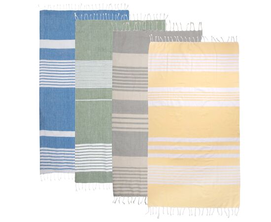 Sagaform Ella Hamam towel organic cotton 145x250cm Green - Sagaform LT52051-N0031