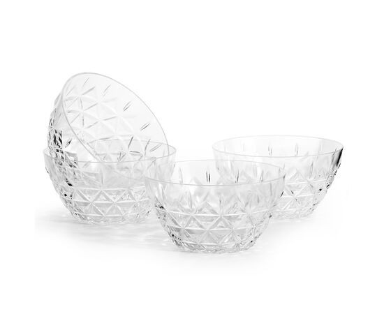 Sagaform Acryl bol pique-nique set of 4 Transparent - Sagaform LT52120-N0004