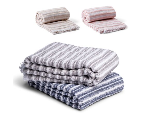 Lord Nelson Victory Melange badhanddoek 80x160 cm Beige - Lord Nelson Victory LT54300-N0055