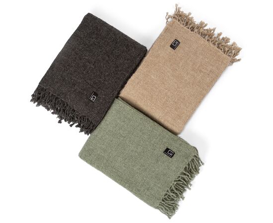 Kosta Linnewafveri Sjövallen deken 130x170 cm Beige - Kosta Linnewäfveri LT54503-N0055