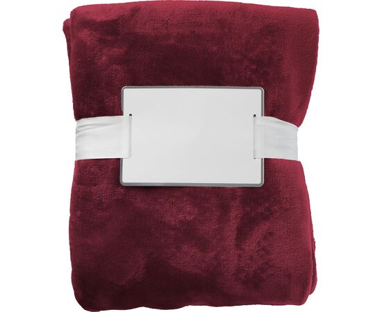 Plaid polaire flanelle en polyester Sean Rouge -  965859.008