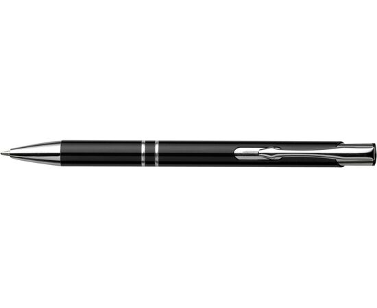 Stylo bille en aluminium recyclé Kamari Noir -  916301.001.Blauwschrijvend