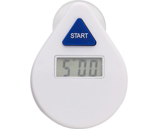 Minuteur digital de douche en ABS Kendrick Blanc -  966254.002