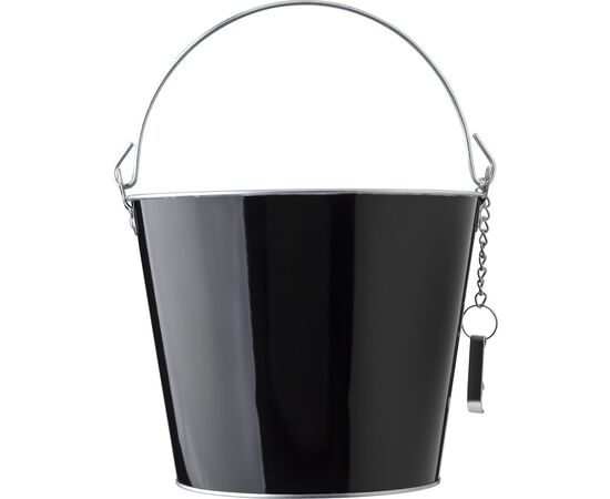 Iron and aluminium ice bucket Corey Black -  966261.001