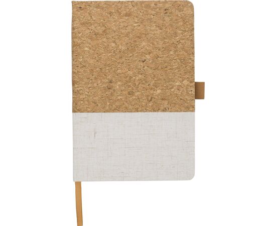 Cork and cotton notebook Trevor White -  967381.002