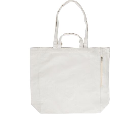 Sac shopping en coton recyclé Bennett Kaki écru -  967394.013