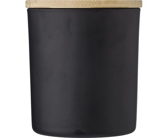 Glazen kaars Lucas Zwart -  971833.001