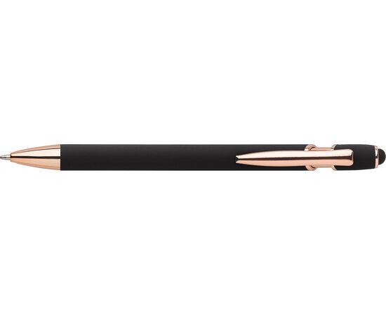 Aluminium balpen Anthony Zwart -  971888.001.Blauwschrijvend