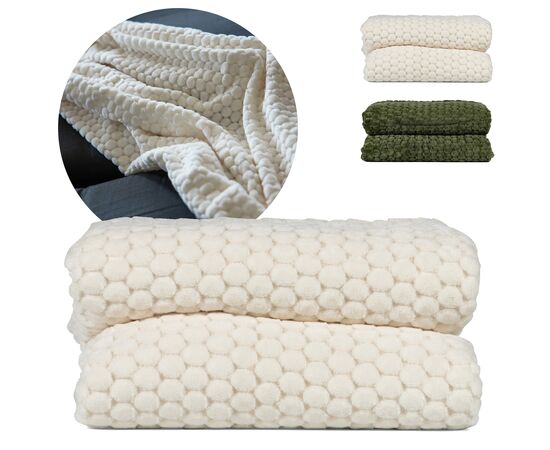 Sagaform Maja Fleece kariert 130x170 cm Grün - Sagaform LT52124-N0031