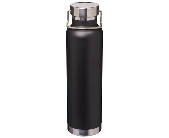 Thor 650 ml koper vacuüm geïsoleerde drinkfles Zwart - Unbranded 10048800