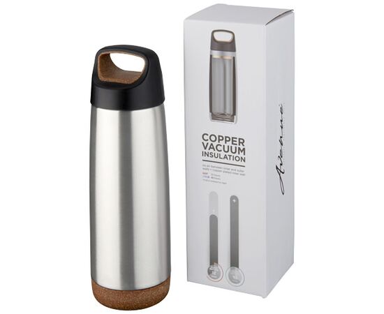 Valhalla 600 ml Kupfer-Vakuum Isolierflasche Silber - Unbranded 10056501