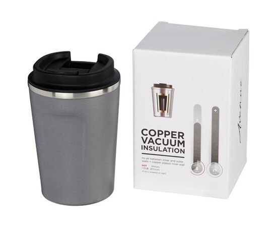 Thor 360 ml lekvrije koper vacuüm geïsoleerde drinkfles Grijs - Unbranded 10058702